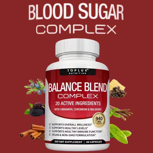 BLOOD SUGAR COMPLEX: RECUPERA TU FUERZA, CONTROLA TU AZÚCAR Y VIVE SIN LÍMITES.