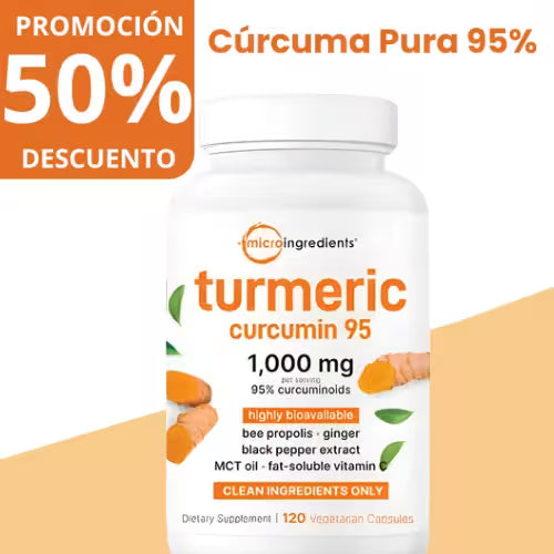 TURMERIC CURCUMIN CÁPSULAS. APOYO NATURAL  PARA MUSCULOS Y ARTICULACIONES